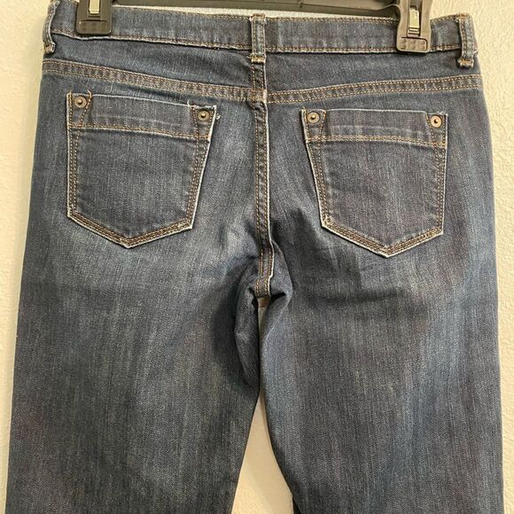 Banana Republic 2P Stretch Denim Jeans Cotton Straight Leg Preppy Minimal UB1-20 - Picture 5 of 10